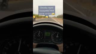 Skoda rapid top speed test 😱#shorts#skoda#rapid#carlovers#dieselcars#skodadiesel#topspeed#diesel#car