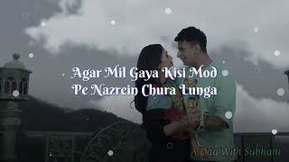 Rihaee hindi song 🥀 Aankhon mein base ho tum 💞 Humko to kam lagega 💖 Beautiful girl status video
