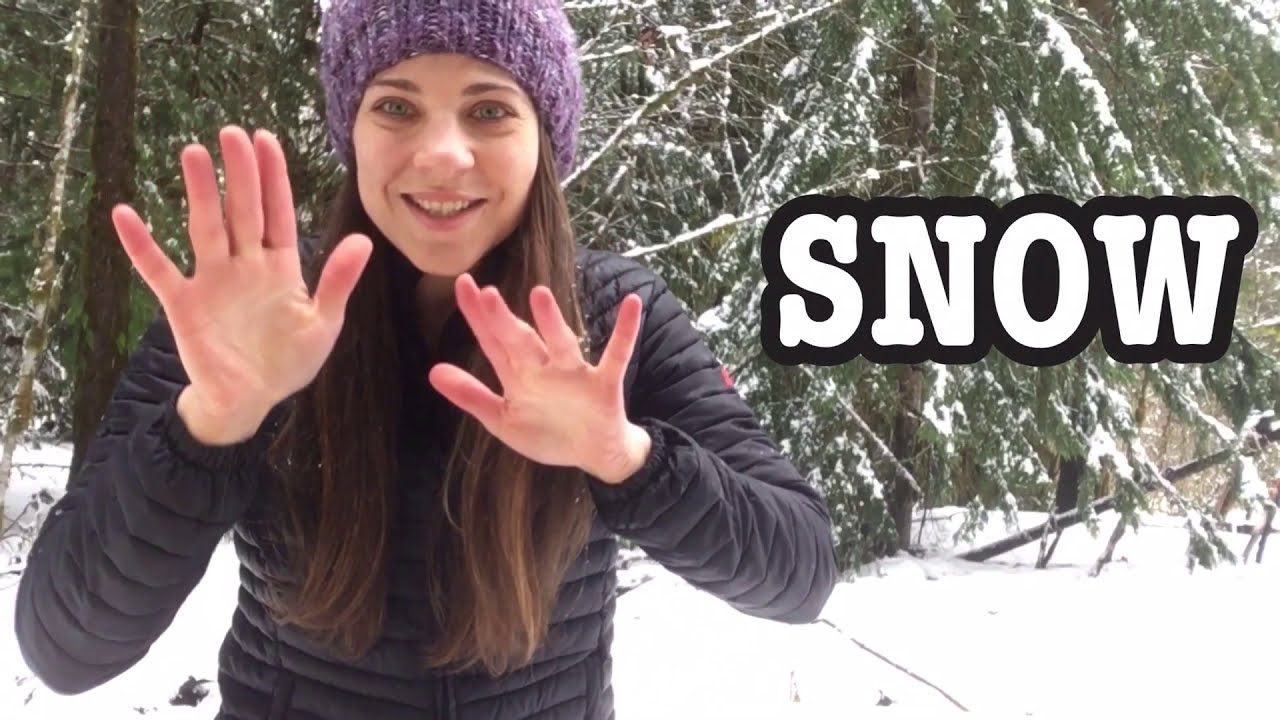 Ski & Snowboard ASL Vocabulary - YouTube