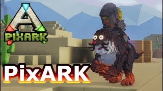 #8【PixARK】中国製ドラえもんテイム！＆最強ピッケル！【PC版公式PVE】