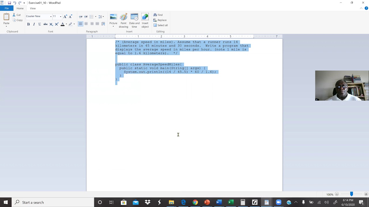 Java Lab Work 1 2 Java Code To Display Message Formula Expression