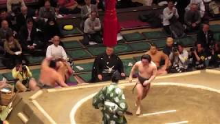 【炎鵬】連勝記録ストップの借りを返す! vs常幸龍（大相撲2018年1月/初場所/初日）