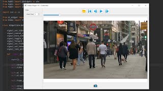Video Player (using QGraphicsView) | Python | OpenCV | PyQT |