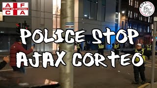 Police Stop Ajax Corteo - Rangers - Champions League - 01.11.22