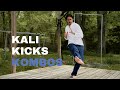 Kali Kicks Combos (Sikaran) | Filipino Martial Arts Empty Hands