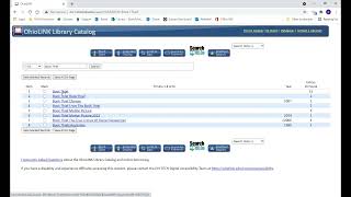 How to Use the OhioLINK Catalog