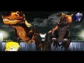 Dinosaur King 恐竜キング Black T - Rex & Saurophaganax D Team VS Alpha Fortress Hard Mode