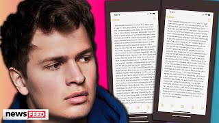 Ansel Elgort RESPONDS To Sexual Assault Allegations!