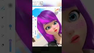 cambio de look Marinette #ladybug #miraculous #marinette #adrien #catnoir