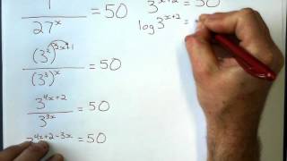 Solving Equations by Rewriting the Powers with the Same Base