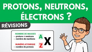 Calculer le nombre de protons, neutrons, électrons d'un ATOME ? 💪 Facile ! ✅ Chimie