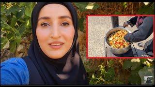 The most beautiful day on earth.. with Makhlouta recipe 😋 on wood 🔥 وصفة المخلوطة