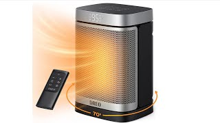 Dreo Space Heaters for Indoor Use, Atom One Portable Heater with 70°Oscillation