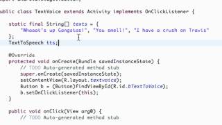 Android Application Development Tutorial - 187 - Text to Speech