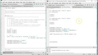 Python 3 GUI Examples: Exercise 1 Template