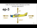 Forces acting on an airplane | Episode 3 - aerospace series for children |THRUST, DRAG, LIFT, WEIGHT