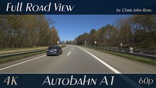 Autobahn (A1), Germany: RP Hittfeld - Seevetal/Hittfeld - Horster Dreieck - Maschener Kreuz- 4K UHD