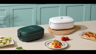 DmofwHi Electric Lunch Box Food Heater for Car and Home-Enjoy Freshly Meals Anywhere