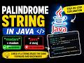 Java Program to Check String Palindrome