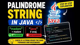 Java Program to Check String Palindrome