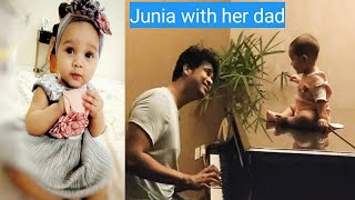 Junia is playing with her dad