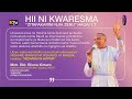 REV. DR. ELIONA KIMARO: NIDHAMU NI HATIMA