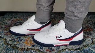 Fila Original Fitness on Feet -  White Filas Originals