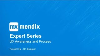 Expert Webinar Series | UX Awareness and Process