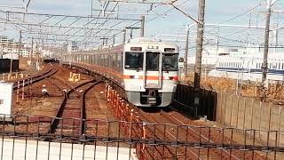 313系Y108+Y36編成新快速豊橋行大高2番線通過