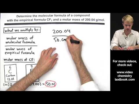 Calculating Molecular Formula from Empirical Formula Calculating Molecular Formula from Empirical Formula