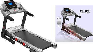 PowerMax Fitness TAC-225 2HP (4HP Peak) Motorized Stainless-Steel Treadmill with Free Installation