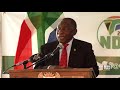 President Ramaphosa says corruption is one of the reasons for the lack of service delivery