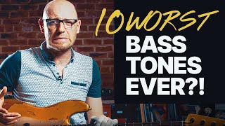10 Worst Bass Tones in Super Famous Songs (as voted for by you)