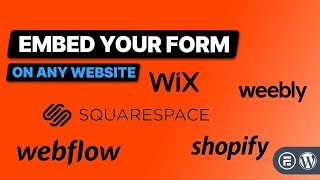 ಯಾವುದೇ ವೆಬ್‌ಸೈಟ್‌ನಲ್ಲಿ ಫಾರ್ಮ್ ಅನ್ನು ಎಂಬೆಡ್ ಮಾಡುವುದು ಹೇಗೆ (ವರ್ಡ್ಪ್ರೆಸ್ ಮಾತ್ರವಲ್ಲ!)