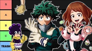 The Factual My Hero Academia QUIRK Tier List Class 1-A  (Rant Cafe Anime Podcast 130)