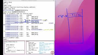 x86 recursion assembly code for factorial function