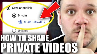 How To SHARE a PRIVATE YOUTUBE VIDEO [NEW METHOD]