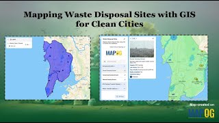 How to Map Waste Disposal Sites Using GIS #mapog #waste #disposal #site #gis #mapping #maps #nocode