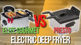 ✅Elite Gourmet 3-Basket Electric Deep Fryer VS Presto Dual Basket Pro Fry - Which one is the best?