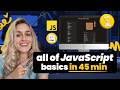 Learn All JavaScript Basics in Under 45 Minutes (HTML + CSS + Vanilla JS)