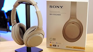 Sony WH-1000XM4 ANC Headphones! 24hrs later! Unboxing and First Impressions!