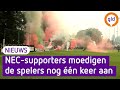 Meer dan duizend fans zetten NEC op scherp voor de derby