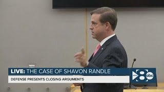 Defense attorneys argue in trial for man accused in kidnapping, death of Shavon Randle