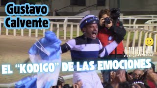 Nota a GUSTAVO CALVENTE jockey ganador con EL KODIGO del Gran Premio RAMÍREZ 2025