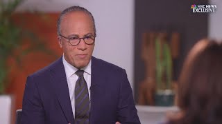 Lester Holt announces he's leaving 'NBC Nightly News'