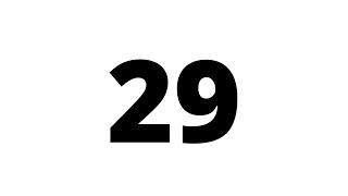 29 Second Countdown Timer White Screen With Sound Effect