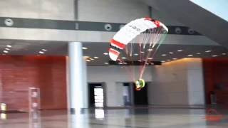 cloud rc paraglider 0 5 flying indoor