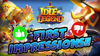 Idle Legend - GOOD or BAD? (First Impressions)