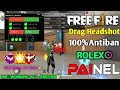 OB46 Update ROLEX VIP PANEL🔥Free fire 100%Antiban Drag Headshot Rank Working Mobile | New Sensi Hack