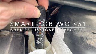 Smart fortwo 451 Bremsflüssigkeit Wechseln / Austausch / Tauschen / Bremsen